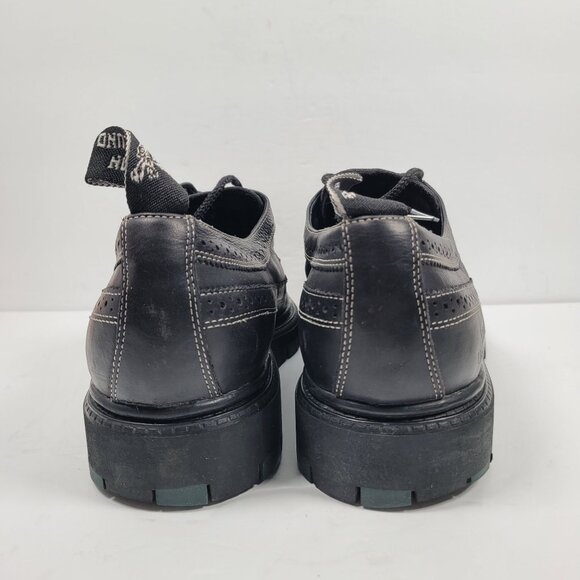 Vintage Y2K London Underground Men's Black Brogue Lace Up Shoes US Size 13M - Picture 4 of 8